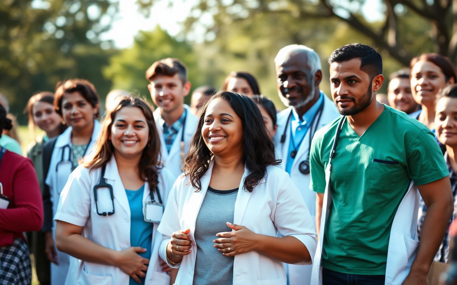 Famílias, médicos, investigadores e voluntários reunidos num encontro da comunidade